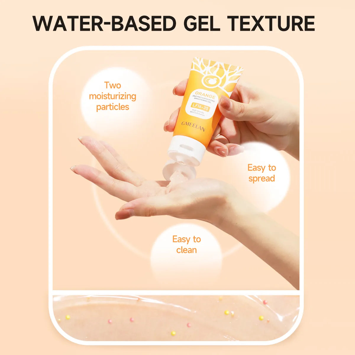 ORANGE ENZYMES EXFOLIATING BRIGHTENING GEL 100% orignal